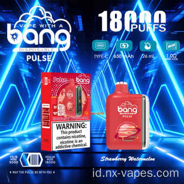 Bang pulsa 18k puffs vape rokok e asli